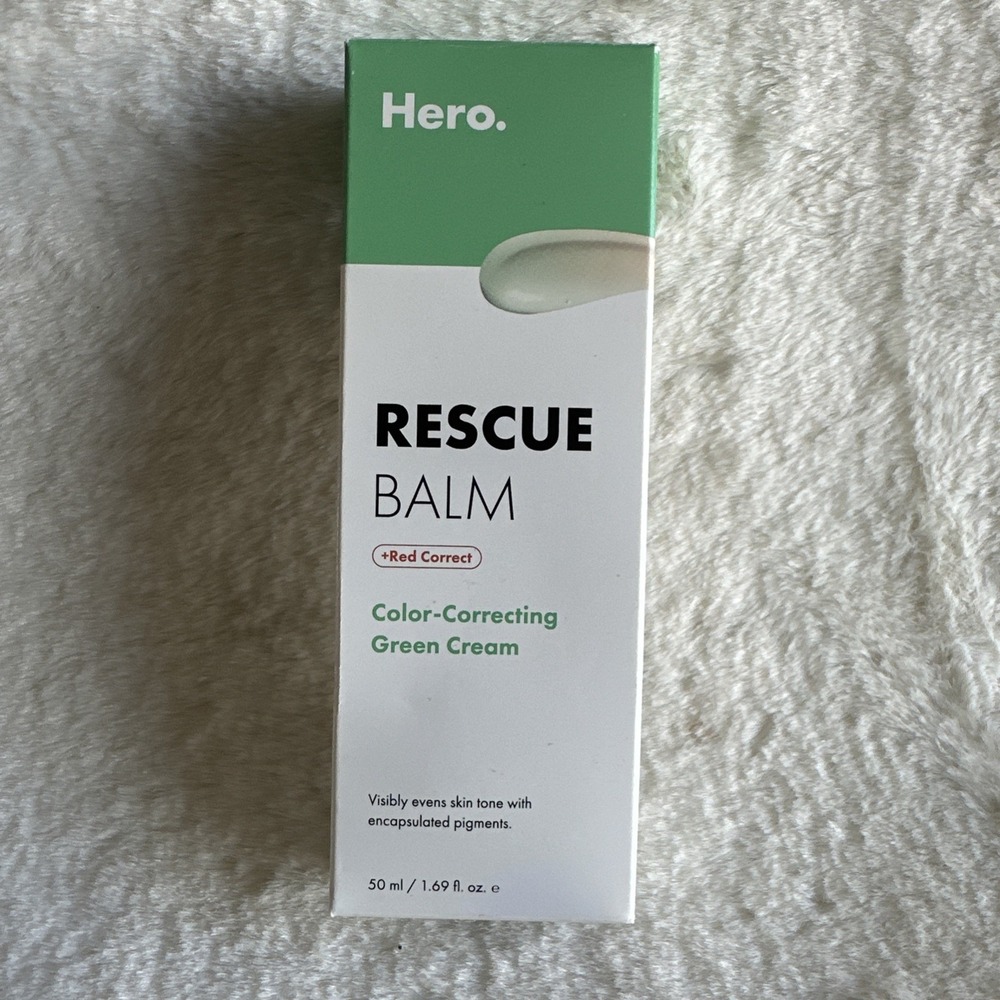 Hero Rescue Balm Original Red Color Correcting Green Cream Old Formula Exp 2024 - Picture 2 of 8
